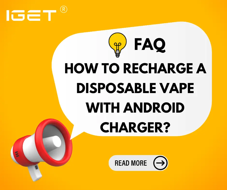 how to recharge a disposable vape with android charger