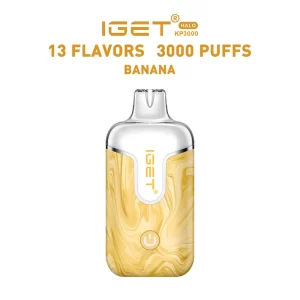 Banana - IGET Halo Vape Kit 3000 Puffs