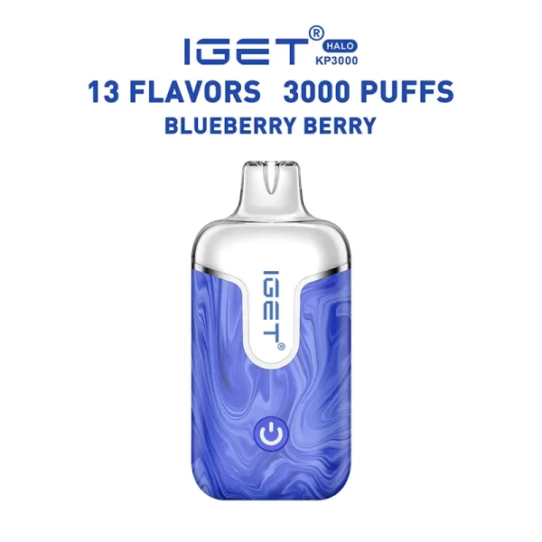 Blueberry Berry - IGET Halo Vape Kit 3000 Puffs